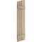 Ekena Millwork Rough Sawn 2 Board Joined Board-n-Batten w/Elliptical Top Faux Wood Shutters, 11W x 42H, PR SHUBJL11X42RSPR - alternate 7